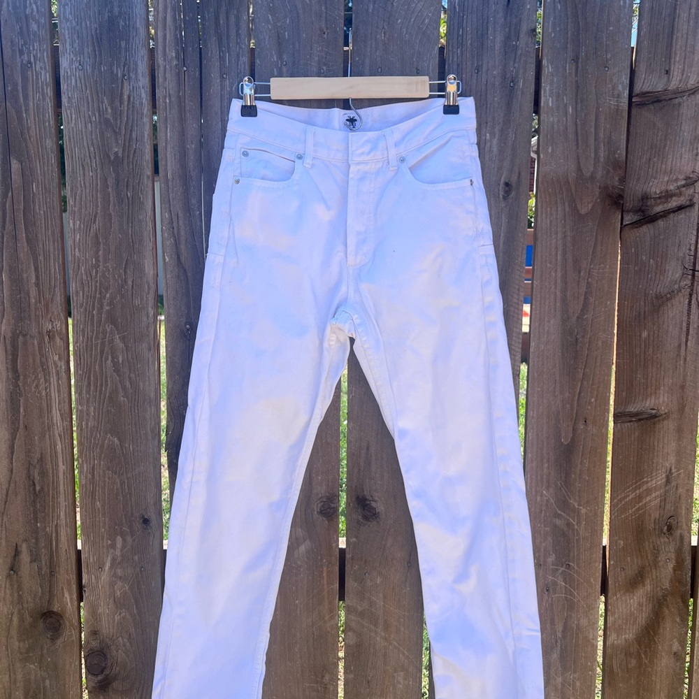 Dior Classic White Straight Leg Jeans